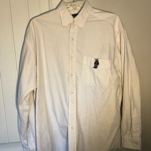 Vintage Ralph Lauren “Big Shirt” White w/ logo